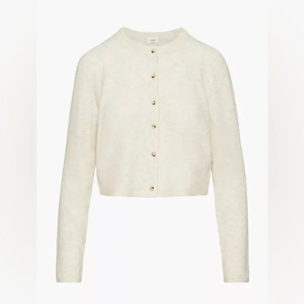 Aritzia Sicily Cardigan size large heather birch - Picture 1 of 5
